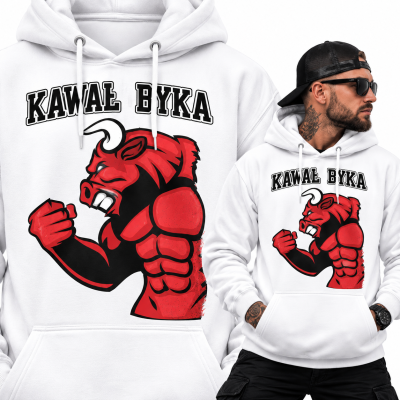 BLUZA Z KAPTUREM NA SIŁOWNIĘ KAWAŁ BYKA 2
